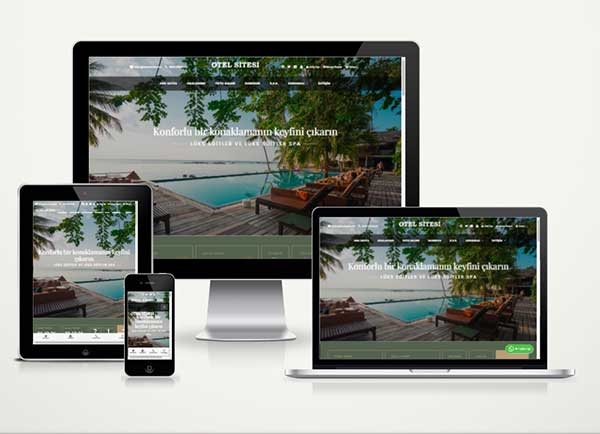 Otel / Salon / Pansiyon Web Sitesi Paketi v1.0
